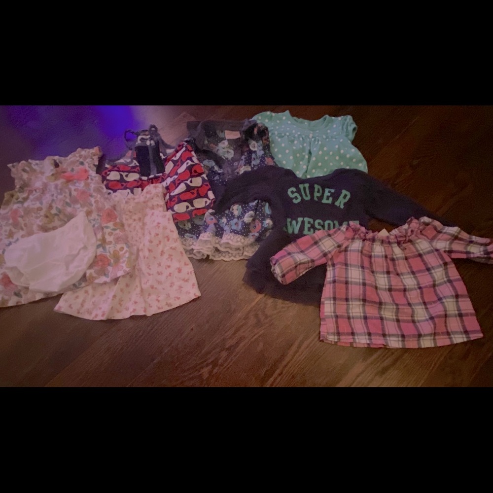 Bundle of baby girls clothes 9-12 months